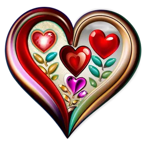 Heart Clipart For Greeting Cards PNG 06132024