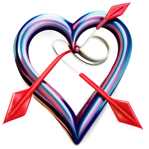 Heart Clipart With Arrows PNG Bln