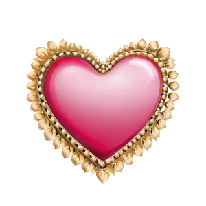 Heart Clipart With Banner PNG Hno PNG