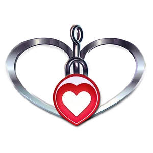 Heart Clipart With Banner PNG Kwm PNG