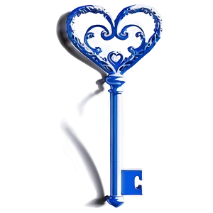 Heart Clipart With Key PNG Hog1 PNG