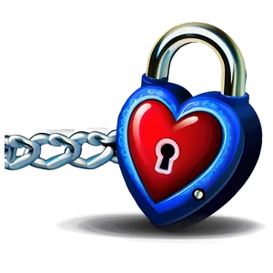 Heart Clipart With Lock PNG Vyw