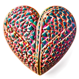 Heart Doodle Pattern Png 06262024 PNG image