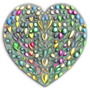 Heart Doodle Pattern PNG Fvn
