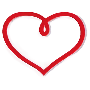 Heart Drawing Simple PNG Npy84 PNG