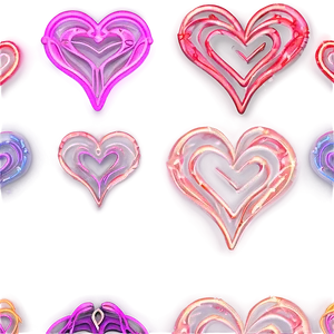 Heart Glow Overlay PNG Aek