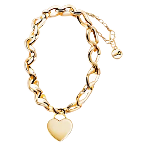 Heart Gold Bracelet Romance PNG 30 PNG