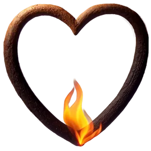 Heart In Flames Png Hdc85 PNG image