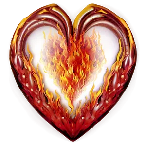 Heart In Flames Png Kqi26 PNG image