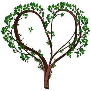Heart In Nature Scene PNG 05252024 PNG