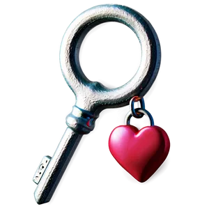 Heart Key Png 05042024 PNG image