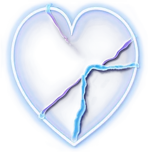 Heart Line Glow PNG 06262024
