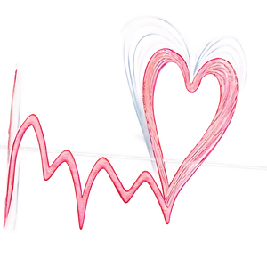 Heart Line Wave Png 56 PNG image