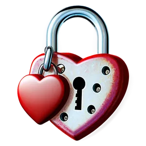 Heart Lock And Key PNG C