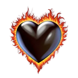 Heart On Fire Emoji PNG Mak