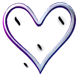 Heart Outline PNG 05252024