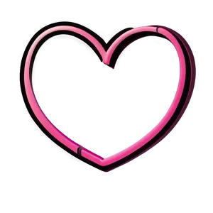 Heart Outline Sketch PNG C