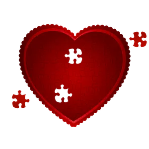 Heart Puzzle Missing Pieces