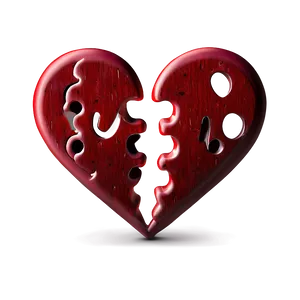 Heart Puzzle Piece PNG D