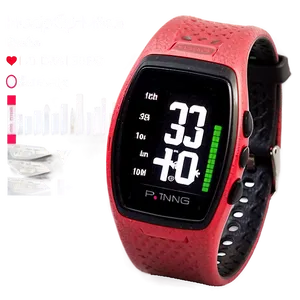 Heart Rate Monitor Watch Png 05212024 PNG image