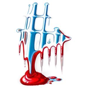 Heart's Offering: Blood Spatter PNG 46