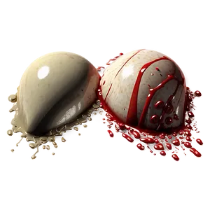 Heart's Offering: Blood Spatter PNG Yfq54