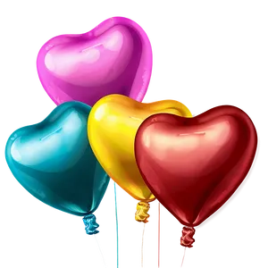 Heart Shaped Balloon Png 06212024 PNG image