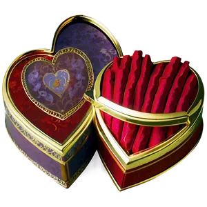 Heart Shaped Box PNG A