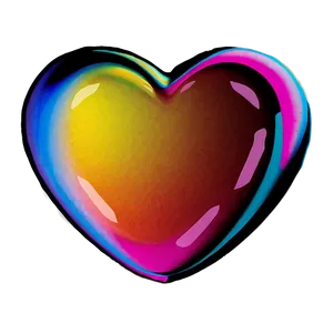 Heart Shaped Bubble PNG A