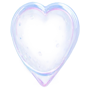 Heart Shaped Bubble PNG B