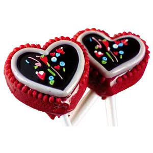 Heart-shaped Cake Pops Png Mnn PNG image