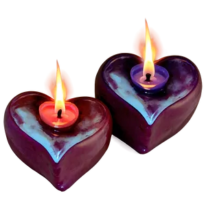 Heart Shaped Candle Png Qkb10 PNG image