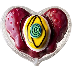 Heart Shaped Candy Png 06122024 PNG image