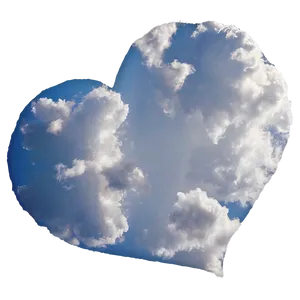 Heart Shaped Cloud PNG Nms23 PNG