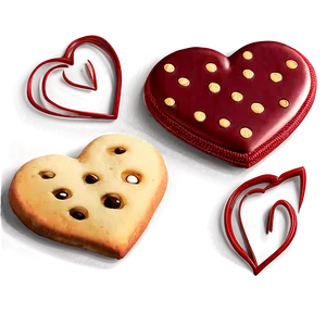 Heart Shaped Cookies Png A PNG image