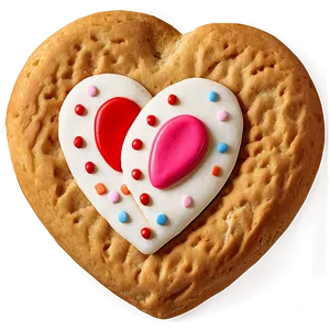 Heart Shaped Cookies PNG C