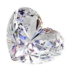 Heart Shaped Diamond Sparkle