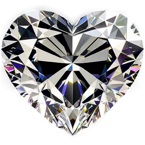 Heart Shaped Diamonds PNG 49