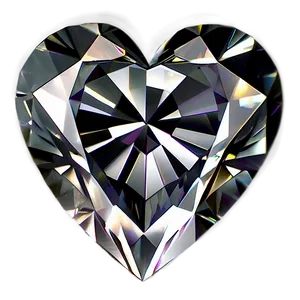 Heart Shaped Diamonds PNG Sni49