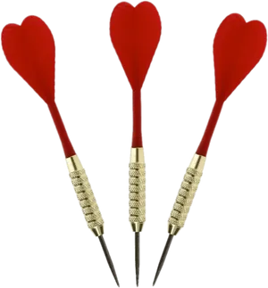 Heart Shaped Flight Darts PNG