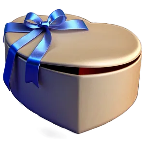 Heart Shaped Gift Box PNG Asy