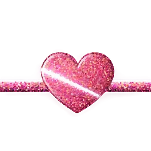 Heart-shaped Glitter Line PNG 66 PNG
