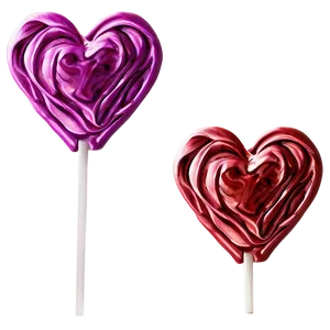 Heart-shaped Lollipop Png 05252024 PNG image