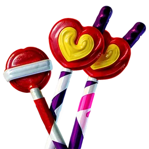 Heart Shaped Lollipop PNG Dmx92 PNG