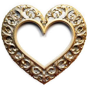 Heart Shaped Picture Frame Png 05042024 PNG image