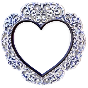 Heart Shaped Picture Frame Png Cbe13 PNG image