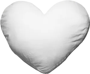Heart Shaped Pillowon Black Background.jpg PNG image
