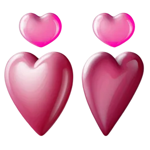 Heart-shaped Pink Emoji PNG Gex