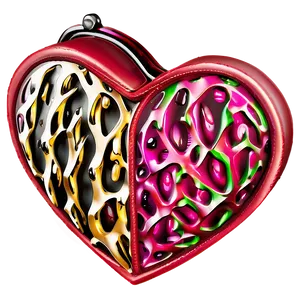Heart Shaped Purse Png 05242024 PNG image