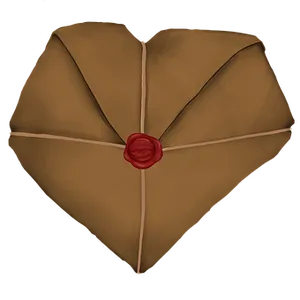 Heart Shaped Sealed Envelope
